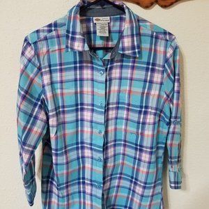 Dickies Plaid Roll-Up Shirt - Elbow Sleeve